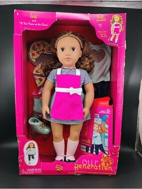 Our Generation 18" Posable Doll With Book & Accessories